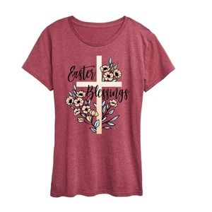 Heather Wine, Easter, blessing, graphic tee - NWOT